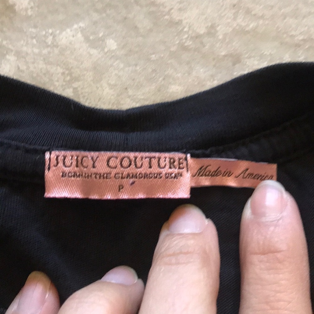 Juicy Couture Diamond lined “juicy” T-shirt - Picture 3 of 3
